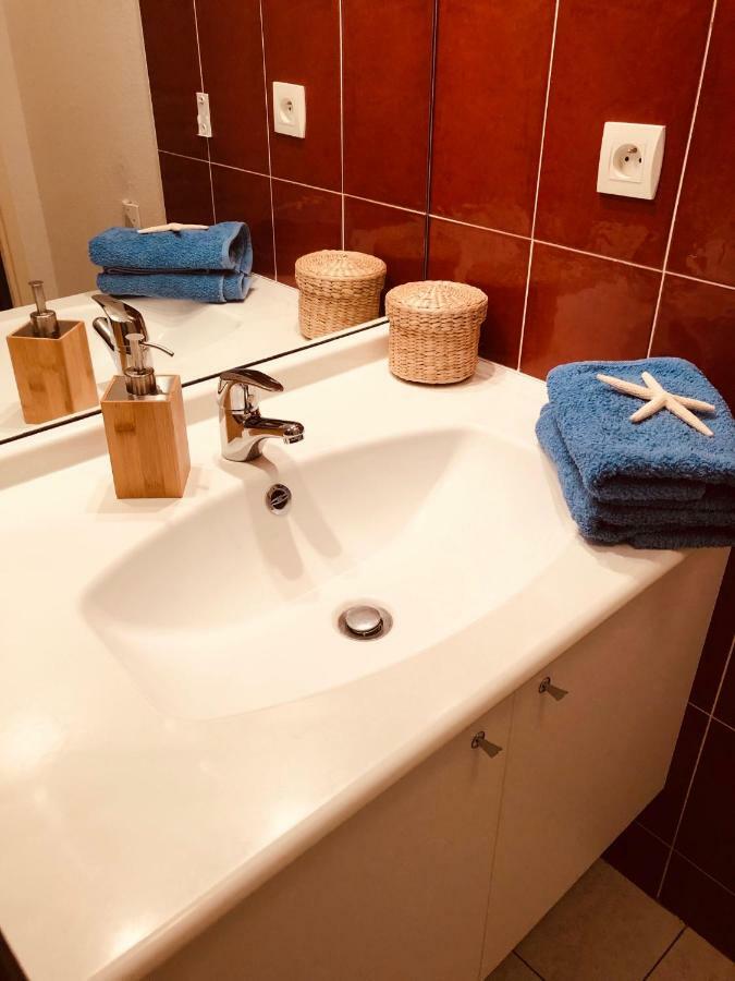 Appartement Sous Le Soleil Vue Mer, Parking Inclus , Clim ,Wifi Collioure Eksteriør billede
